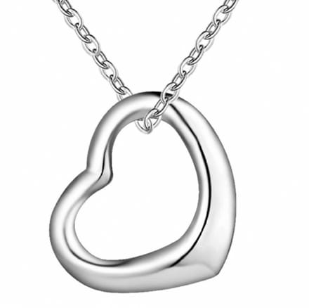Ketting zilverkleur 45 cm- Charme Bijoux