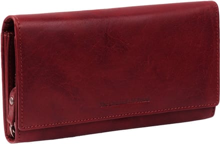 The Chesterfield Brand Leren Portemonnee Hampton Billfold Wide Red Rood