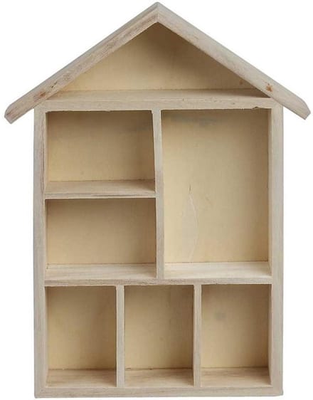CC Houten Letterhuis 30x22x3,5 cm