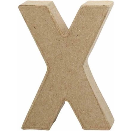 Creativ Company Letter Papier-mache Small - X