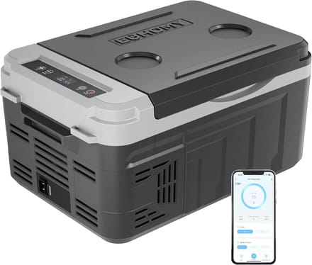 Draagbare Koelbox - Auto Koelkast - Kamperen en Reizen - Snelle Koeling - 10 Liter - Zilver
