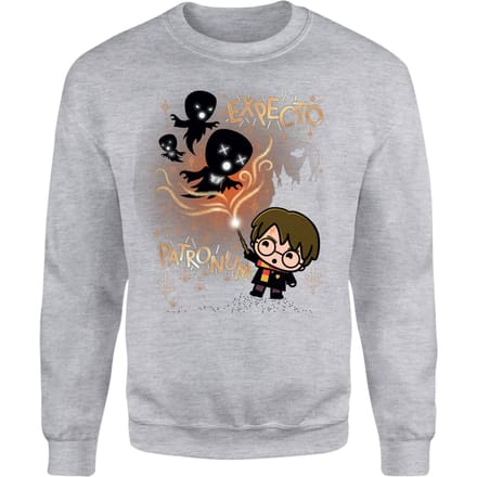 Harry Potter Kids Expecto Patronum Sweatshirt - Grey - S