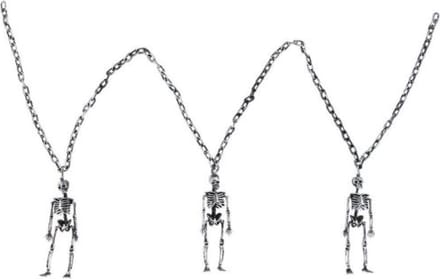 Halloween Deco Ketting Skeletten 160cm