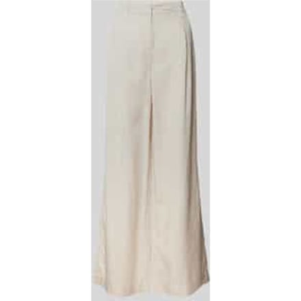 comma - female - Broek met wijde pijpen van lyocell, elastische tailleband en steekzakken
