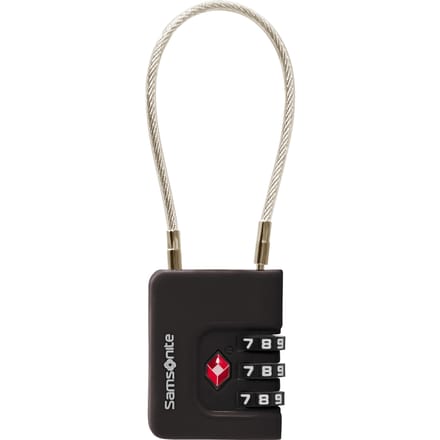 Samsonite Reisaccessoire - 3 digit TSA-slot met kabel - black