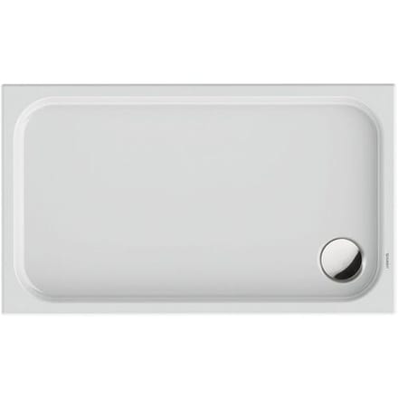 Duravit D-Code rectangular shower tray 120 x 70 cm with anti-slip