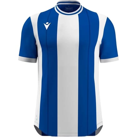 Macron Propus Eco Shirt Korte Mouw Heren - Royal / Wit | Maat: S
