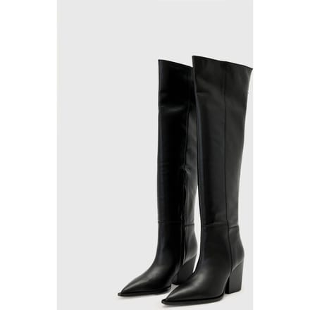 AllSaints Reina Zip Boot Black Größe: 37 | Stiefel Outlet | Damen | Schwarz