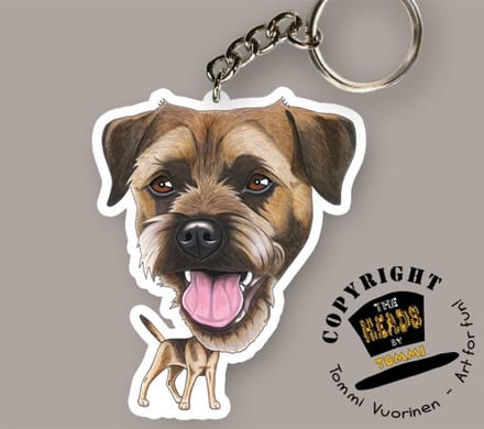 Sleutelhanger Hond Border Terrier
