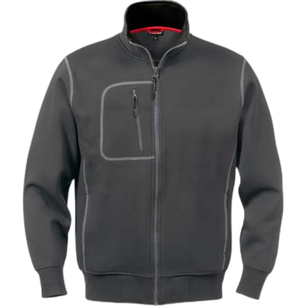 Fristads Sweatjack 1747 Df - Donkergrijs - M