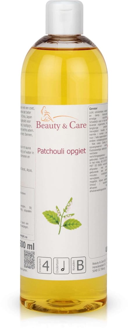 Beauty & Care - Patchouli opgiet - 500 ml. new
