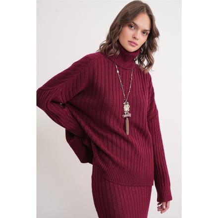 Oversized Geribde Coltrui