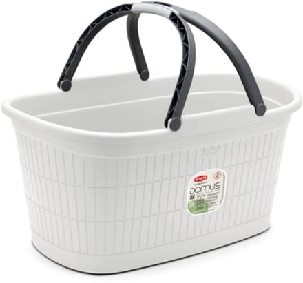 Heupwasmand met handgrepen 'Domus' - 35 liter - Dust White
