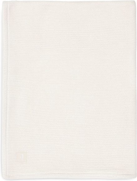 Jollein Deken Wieg 75x100cm Basic knit Ivory/Coral Fleece