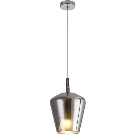 Mantra Iluminación Elsa hanglamp, 1-lamp, Ø 22,5 cm, glas, chroom
