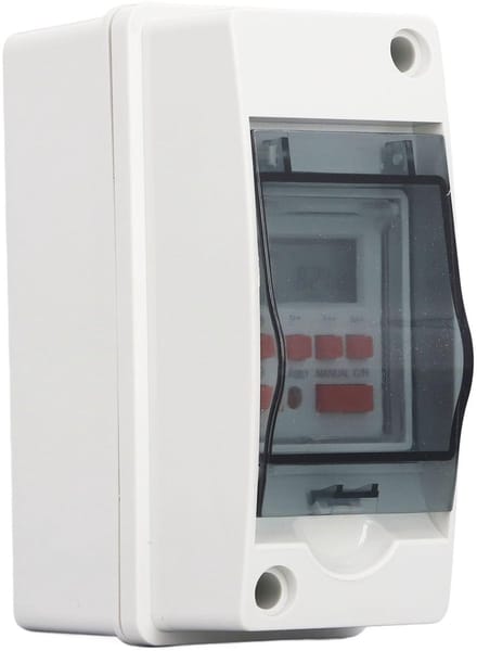 Allecto - Digitale Timer Schakelaar - Waterdichte Behuizing - Programmeerbare Weektimer - Voor Thuisgebruik - Automatische Schakeling - Energie Be