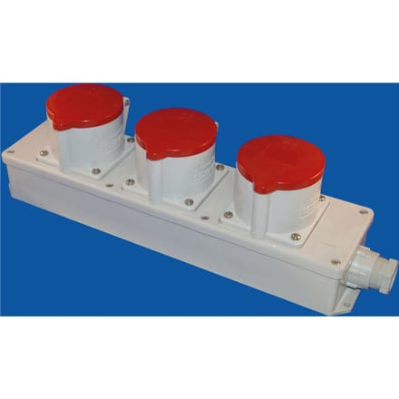 Hateha MVD CEE Wandcontactdoos Combinatie - 12.919.005