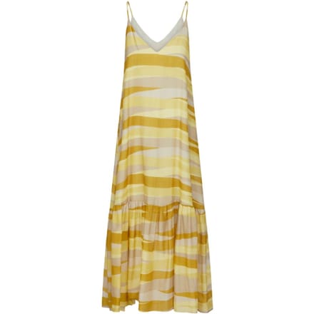 Skills & Genes - Lange jurk Geel/beige W274A16