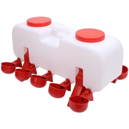 Automatische Kippendrinker Anti-kantel Plastic Hygiënisch Kippendrinksysteem voor Pluimveebedrijf white