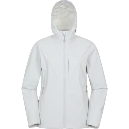 Mountain Warehouse Dames/Dames Retreat Verpakbaar Soft Shell Jasje (Lichtgrijs)