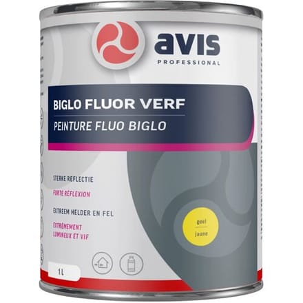 Avis Biglo Radiant Fluoriscerende Verf - Chartreusegeel 70 - 1 Liter