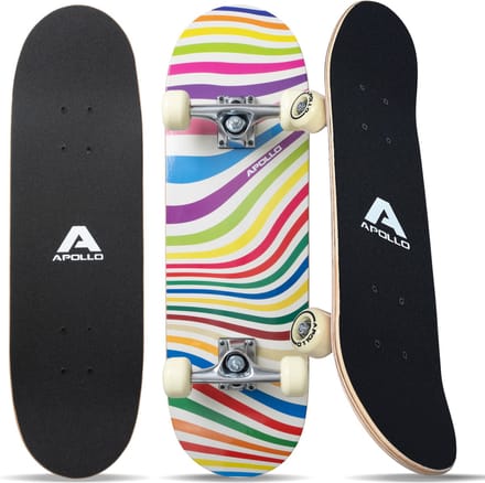 Apollo Skateboard - Retro Colors - 28" (71cm) Kinderskateboard met ABEC-3 kogellagers