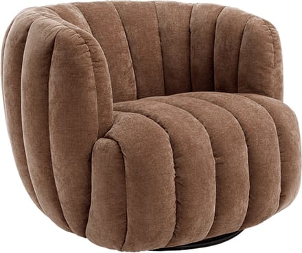 Tower Living - Verdi draaifauteuil - mocca