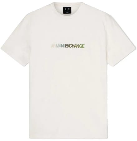 Armani Exchange Xm002785_af10358 T-shirt Met Korte Mouwen Wit 2XL Man