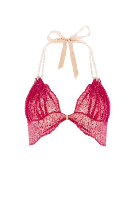 Bracli - Sydney Perlenketten-Set | Rot 2 Größe S