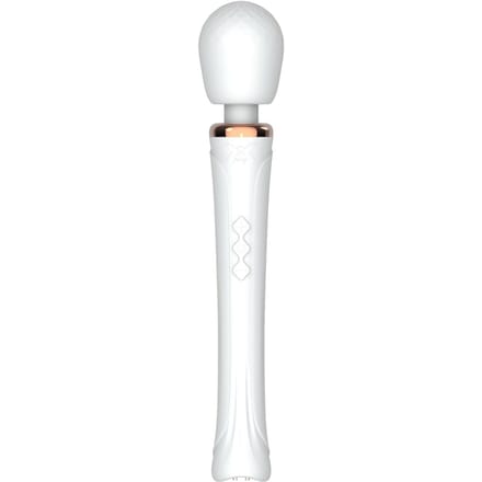 Pixey Aquawand - Draadloze Wand Vibrator - 20 Standen - Oplaadbaar - Spatwaterdicht - Wit