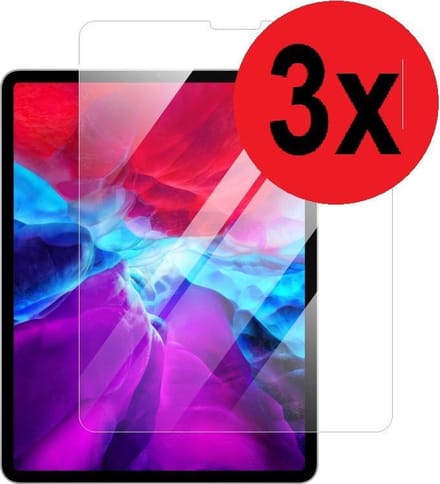 Geschikt voor iPad Air 2020 Screenprotector - 10.9 inch - 3x Beschermglas Tempered Gehard Glas