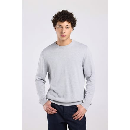 America Today Kay Light Grey Melange Taglia: S | Maglie a manica lunga Outlet | Uomo | Grigio