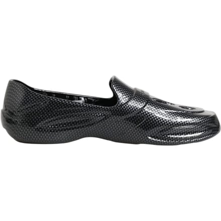 Dolce & Gabbana Zwarte Rubber Slippers Lage Sneakers Schoenen