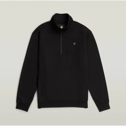 G-STAR Premium core half zip r sw l\s Heren Trui - dk black