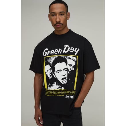 Oversized Green Day Nimrod Licentie Print T-shirt Groen | Black | Size Medium