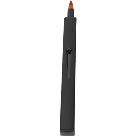 Intrekbare Lippenstiftkwast Draagbare Lip Make-up Kwast Applicator met Metalen Handvat black
