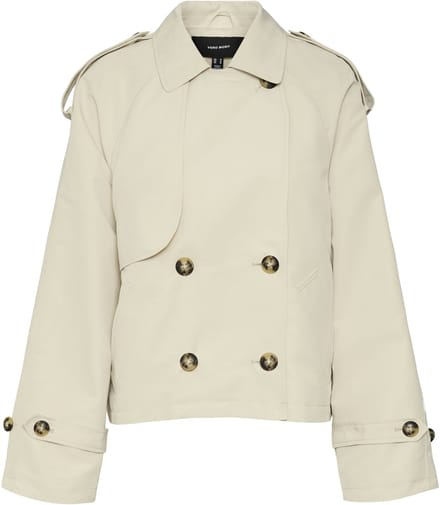 VERO MODA - VMCHLOE SHORT TRENCHCOAT NOOS - Dames - Gewatteerde jassen
