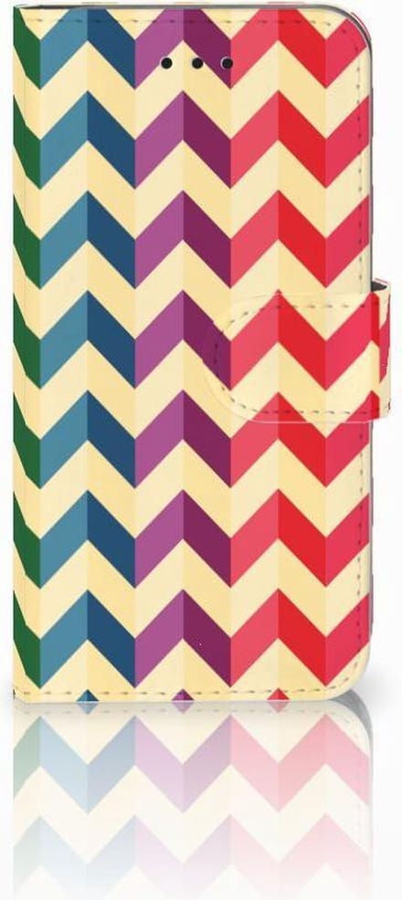 Apple iPhone X | Xs Telefoon Hoesje Zigzag Multi Color