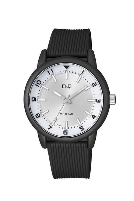 Q&Q-VR52J011-horloge-rubberband-zwart-10bar waterdicht