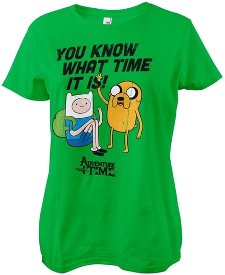 It'S Adventure Time Girly Tee dames-T-shirt groen