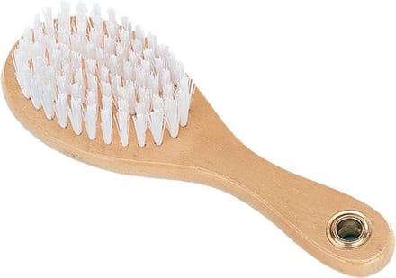 Nobby nature line katten borstel witte haren, ovaal wit small - 1 st