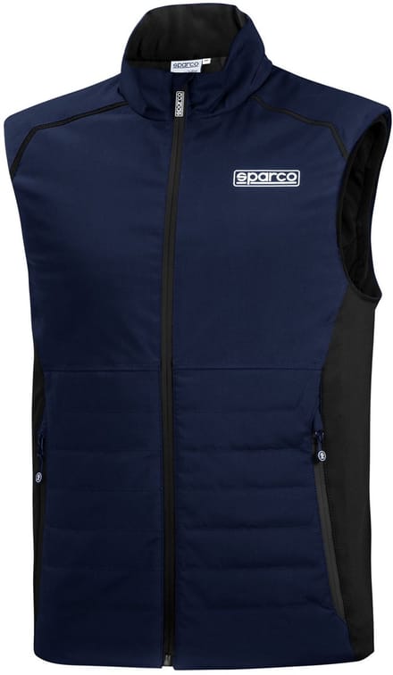 Sparco Gewatteerde Bodywarmer - Marineblauw - Maat 3XL