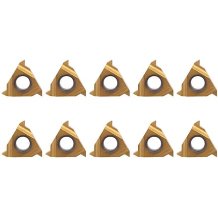 10pcs 11ER A60 14  Insert de Lame en Carbure Coupeur de Tour CNC Outil de Tournage