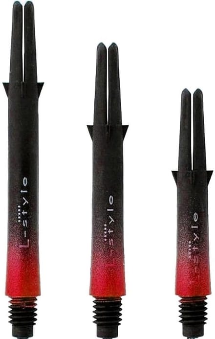 Set Dart Schachten Carbon Extra Sterk - Tweekleurig - Kort Model
