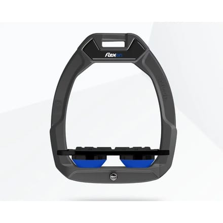 Plat Grip Veiligheidsbeugels Anthraciet/Zwart/Blauw Flex-On Safe-On