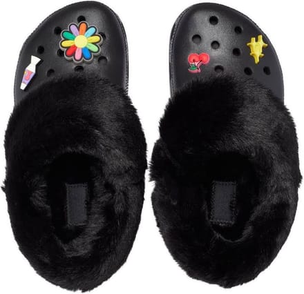 Crocs Classic Mammoth Charm Clog Zwart Maat 45/46 US M11