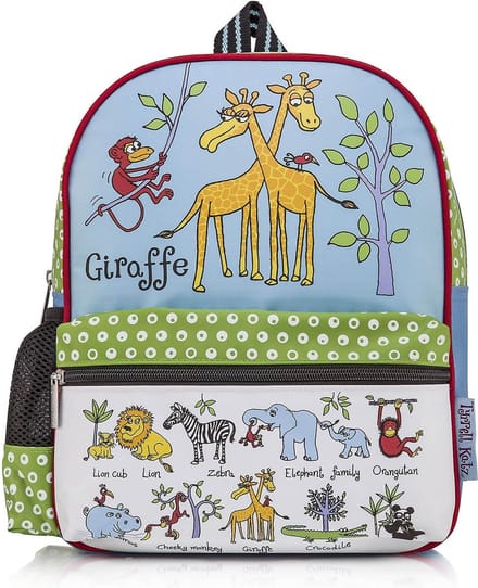 Jungle dieren kleuter kinder rugzak rugtas - Tyrrell Katz