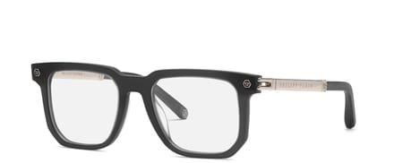 Philipp Plein VPP196 Grigio scuro trasparente opaco 52/20/140 MAN Brilmonturen