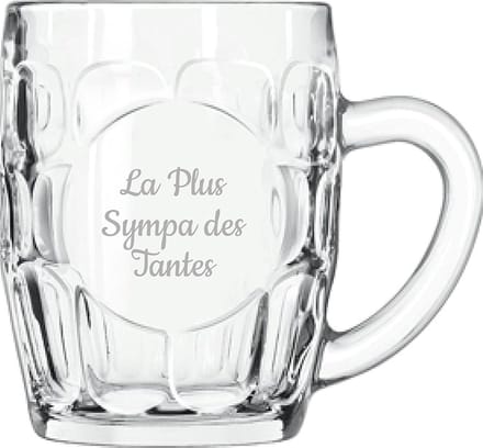 Bierpul gegraveerd - 55cl - La Plus Sympa des Tantes
