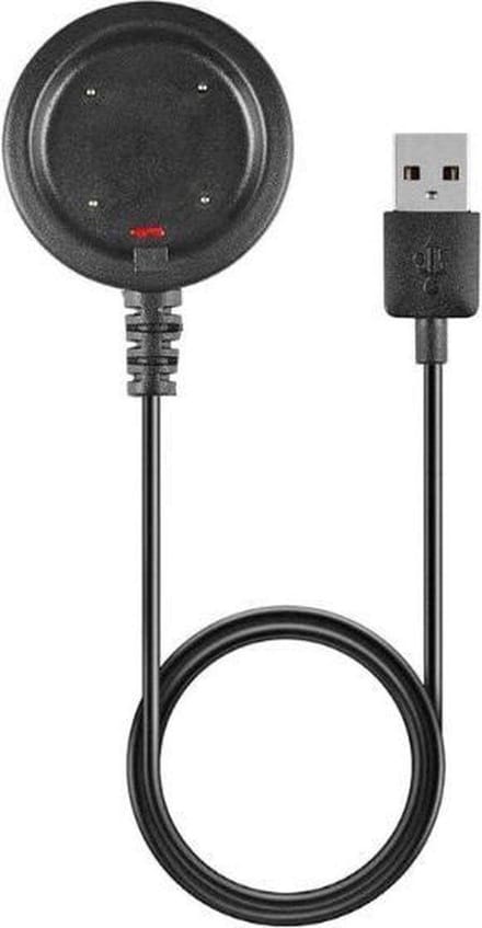 DrPhone DUO Pack Oplader - USB Charger Kabel - Geschikt voor o.a POLAR Vantage V/M / V2 - Oplaadkabel – MAX 2A- Zwart